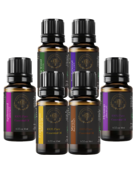 Six Oils of the Life of Jesus Christ 100% Pure Essential Oils Gift Set -  Scent of Solomon